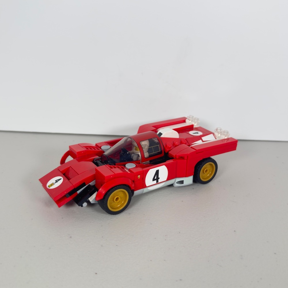 LEGO Speed Champions Ferrari 512 M 76906 Red Race Car Building Toy Missing Parts
